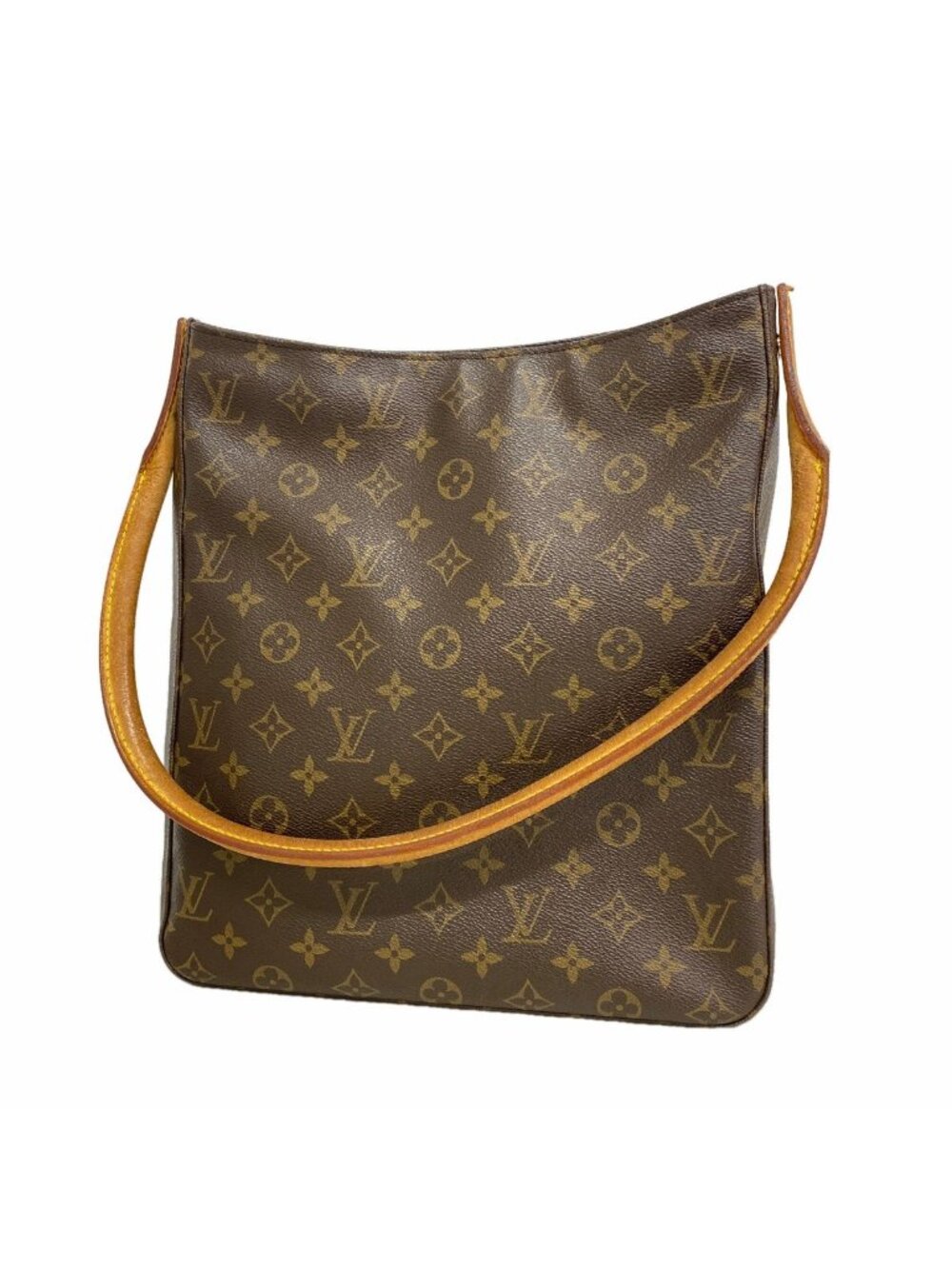 Louis Vuitton Shoulder Bag Monogram Looping GM Brown